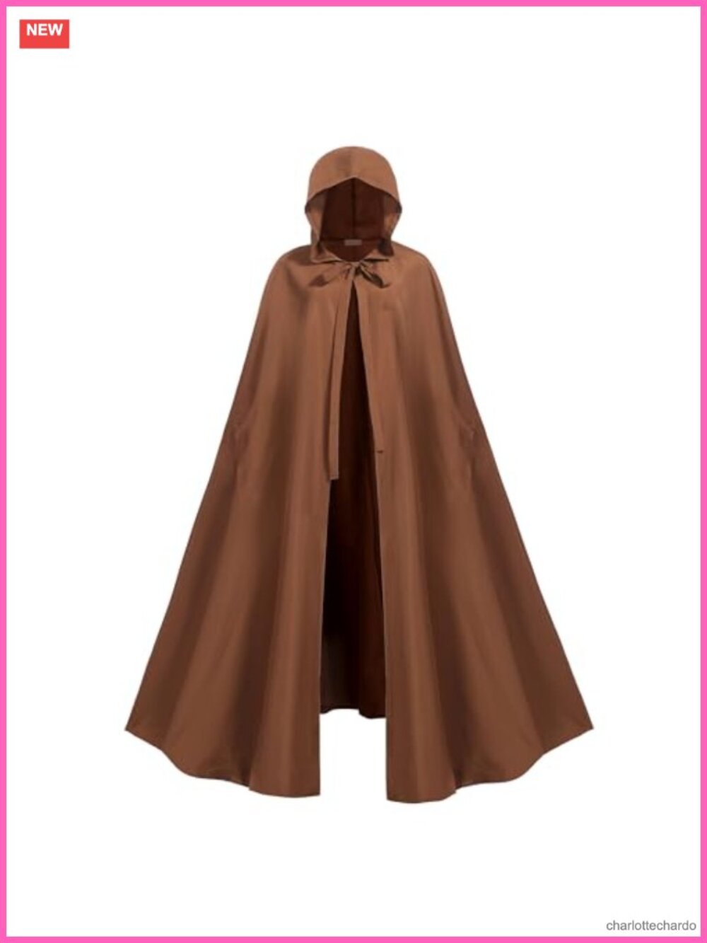 Medieval Renaissance Hooded Cloak Cape with Arm Holes for Halloween Cosplay
